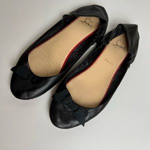 Christian Louboutin Black Ballet Flats